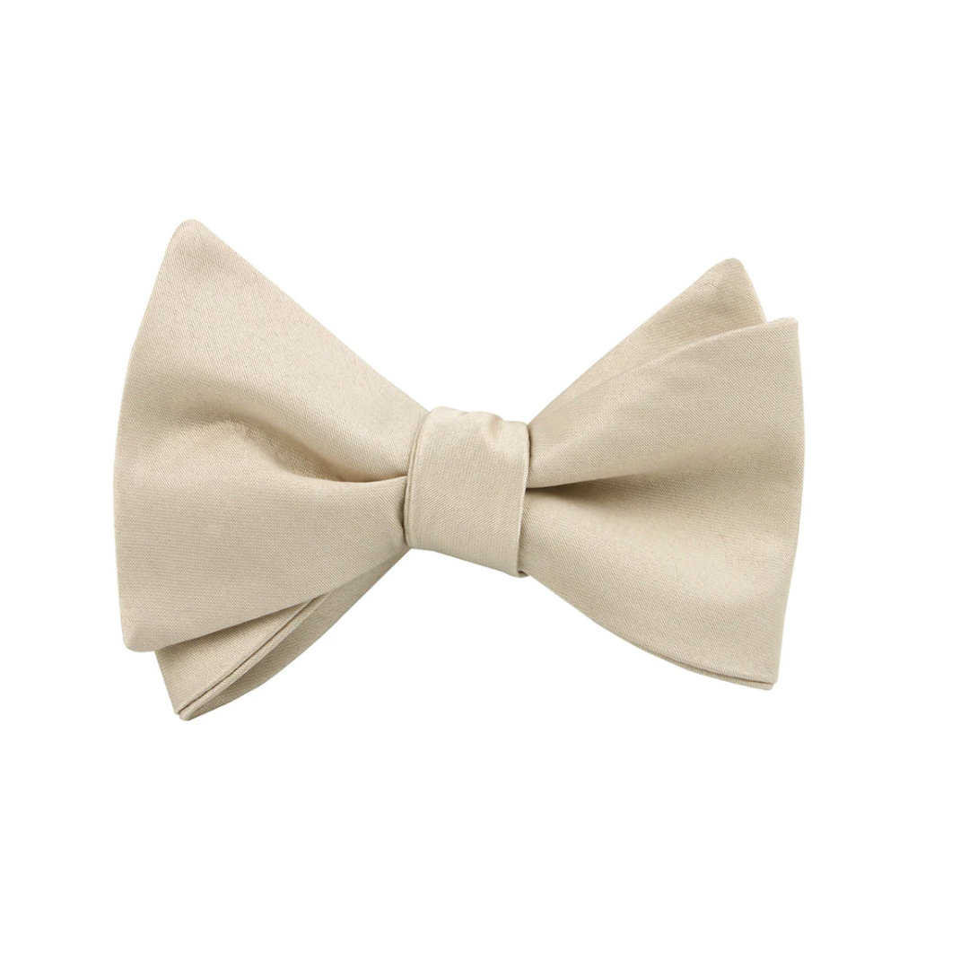 Champagne Bow Tie - untied
