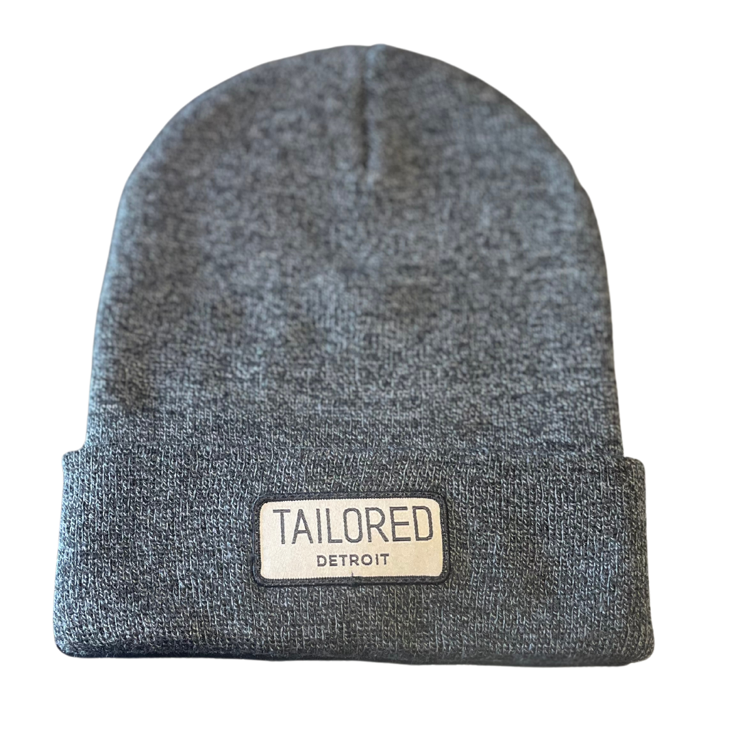 The Tailored Detroit Knit Hat - Heathered Black