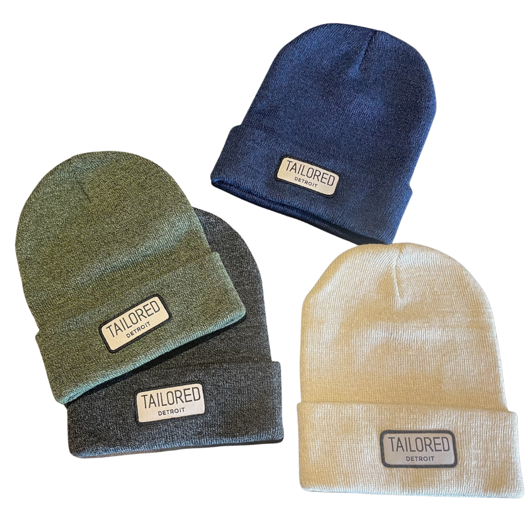 The Tailored Detroit Knit Hat - Navy